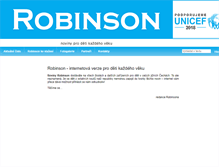 Tablet Screenshot of noviny-robinson.cz
